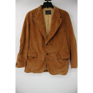 Vintage Brad Whitney Mens 44 the Crosley corduroy sport coat brown elbow patch